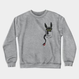 Toothless pocket Crewneck Sweatshirt